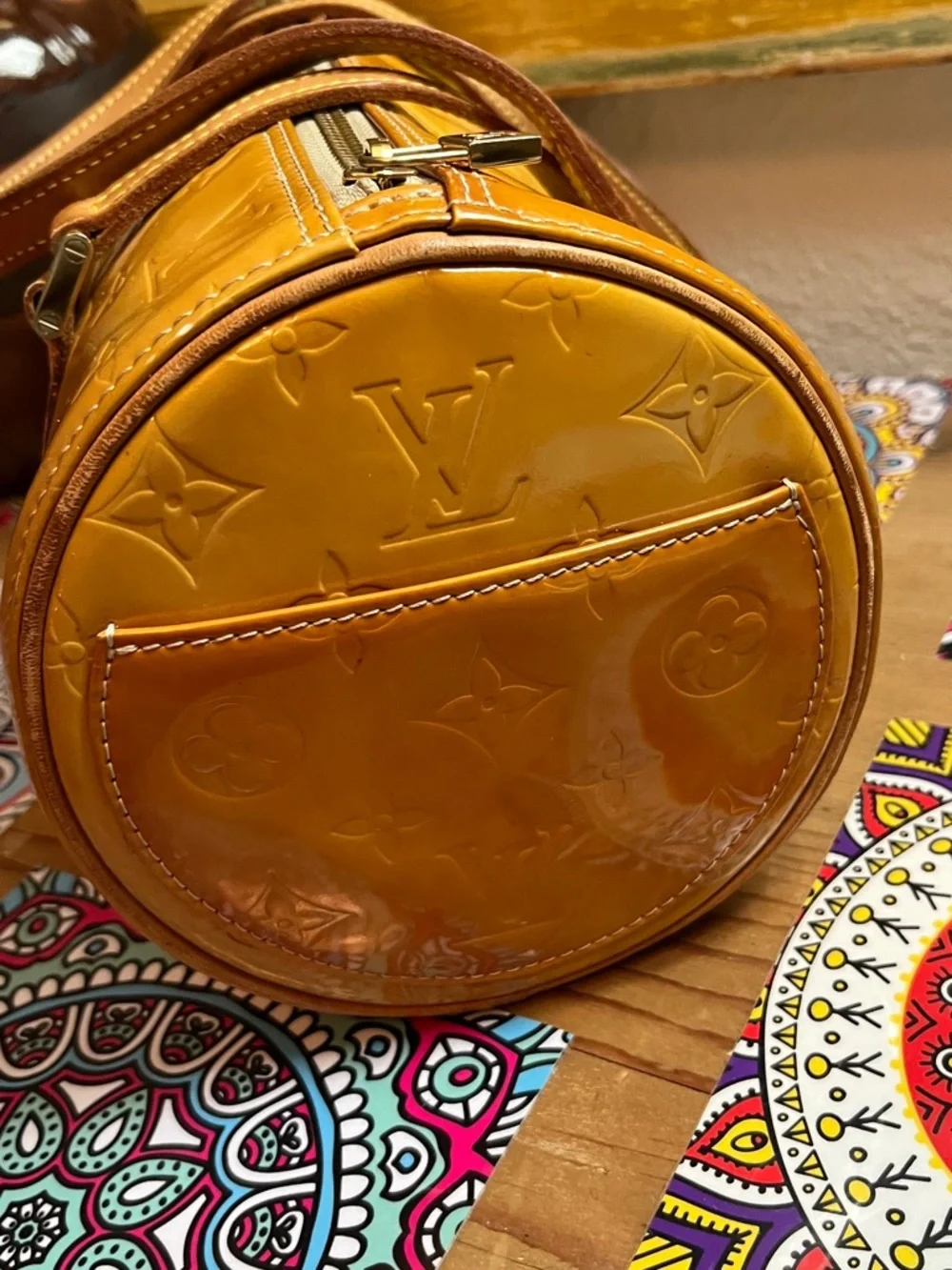 Louis Vuitton Vernis Papillon Pm Barrel Bag - Picture 5 of 14